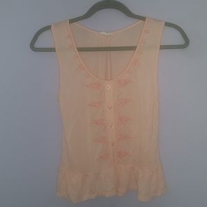 Embroidered Tank top